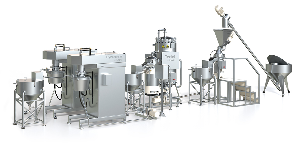 ProXES tahini production line for sesame processing and fine grinding